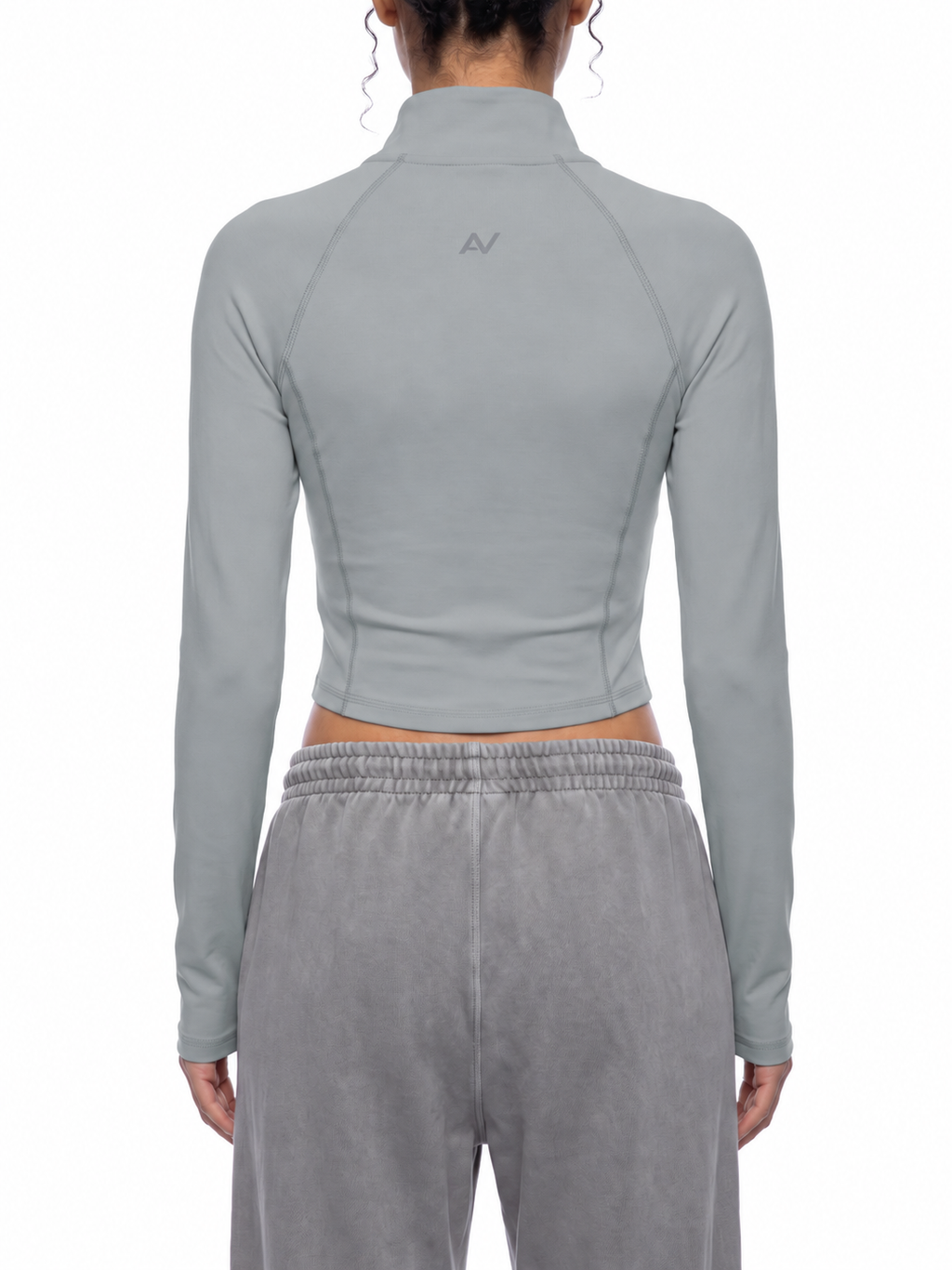 AV Women's Quarter-Zip Long Sleeve Yoga Top | Activewear