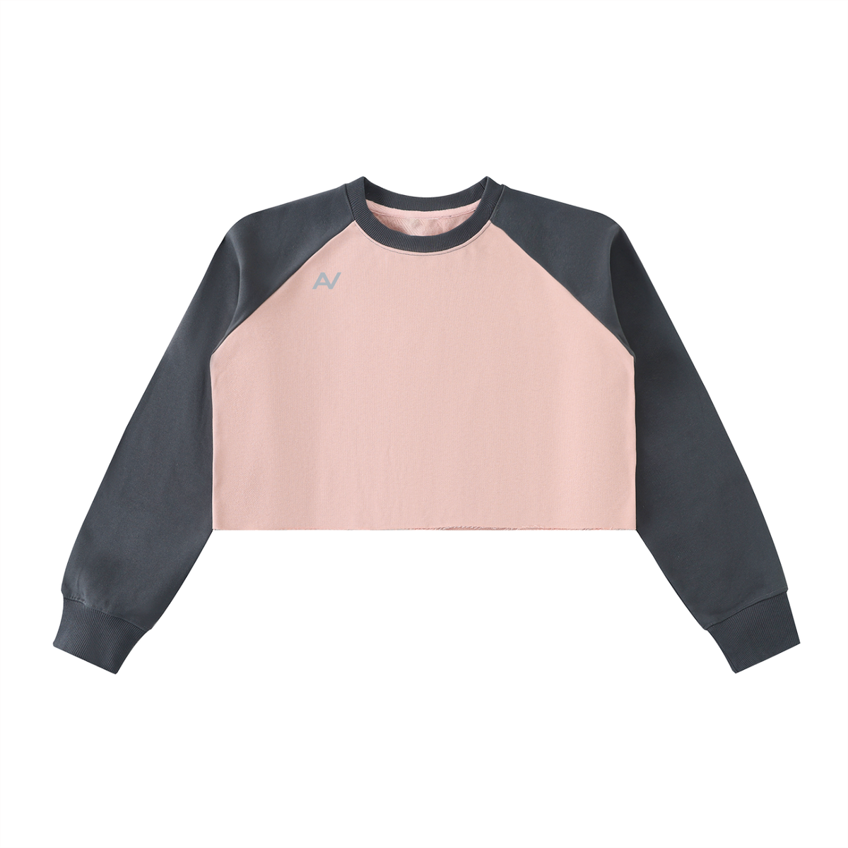 AV Colour Block Raglan Crop Sweatshirt