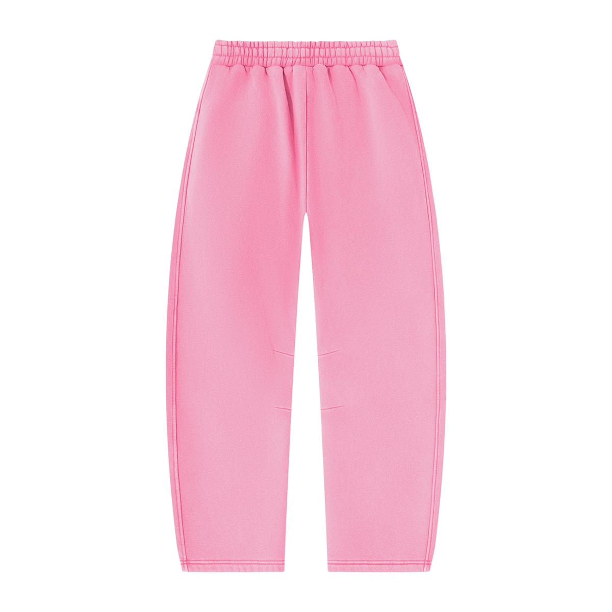 AV Girls Vintage Wash Barrel Leg Fleece Sweatpants – Unisex Relaxed Fit