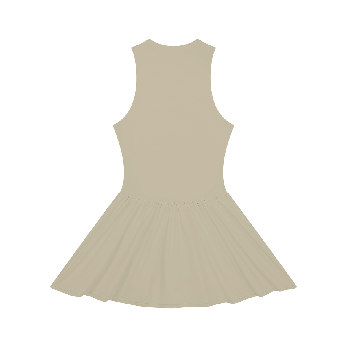 AV Girls Ruched Sleeveless Full-Zip Dress
