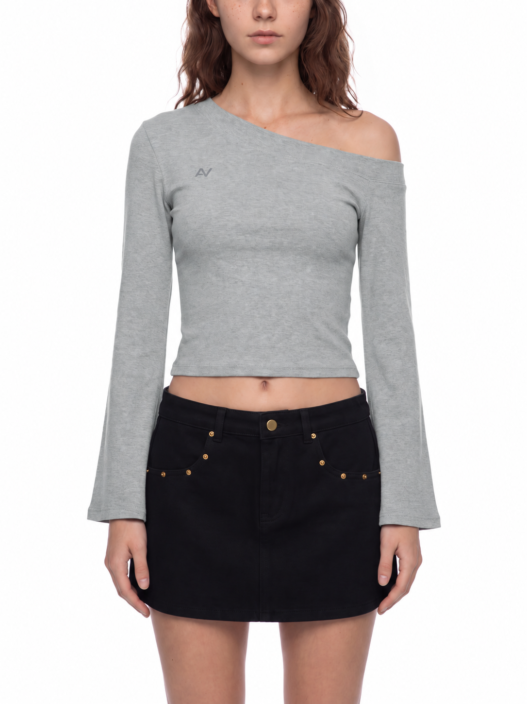 Girls Off-Shoulder Bell Sleeve T-Shirt