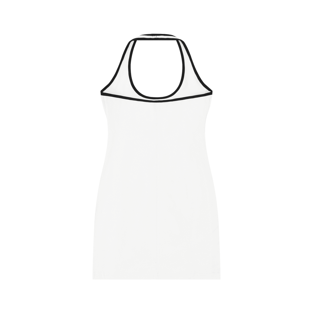 AV Girls Contrast Halter Mini Dress