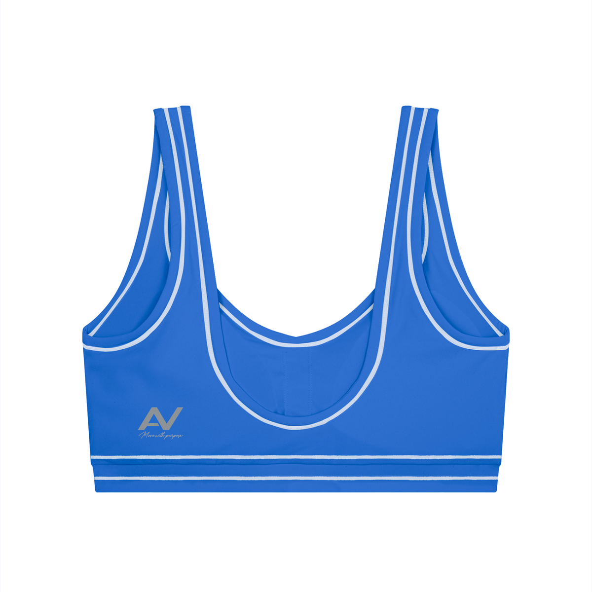 AV Women's Topstitching Yoga Sports Bra