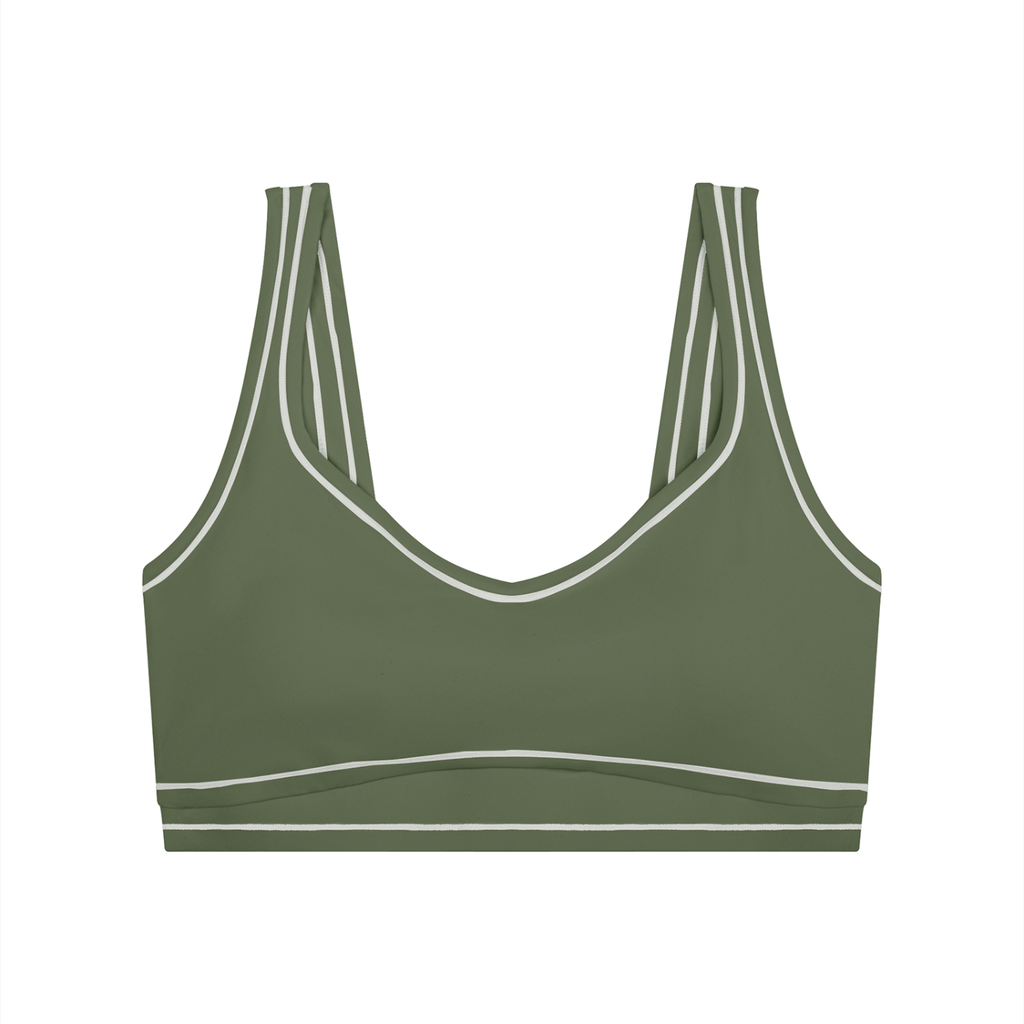 AV Women Topstitching Yoga Sports Bra