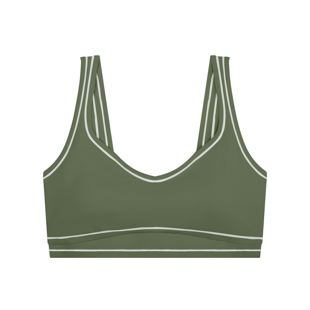 AV Women Topstitching Yoga Sports Bra