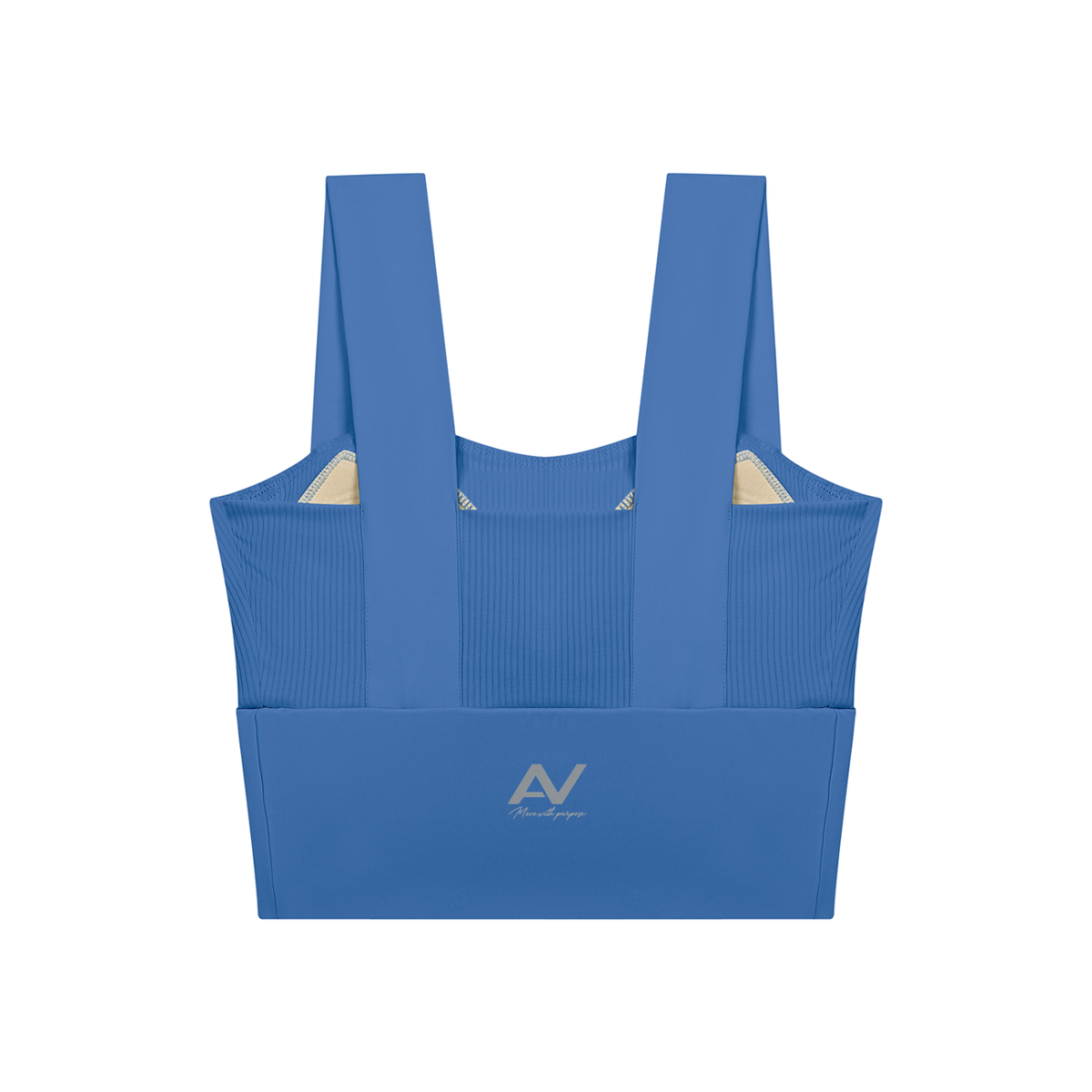AV Women's Square Neck Yoga Crop Tank Top | Activewear