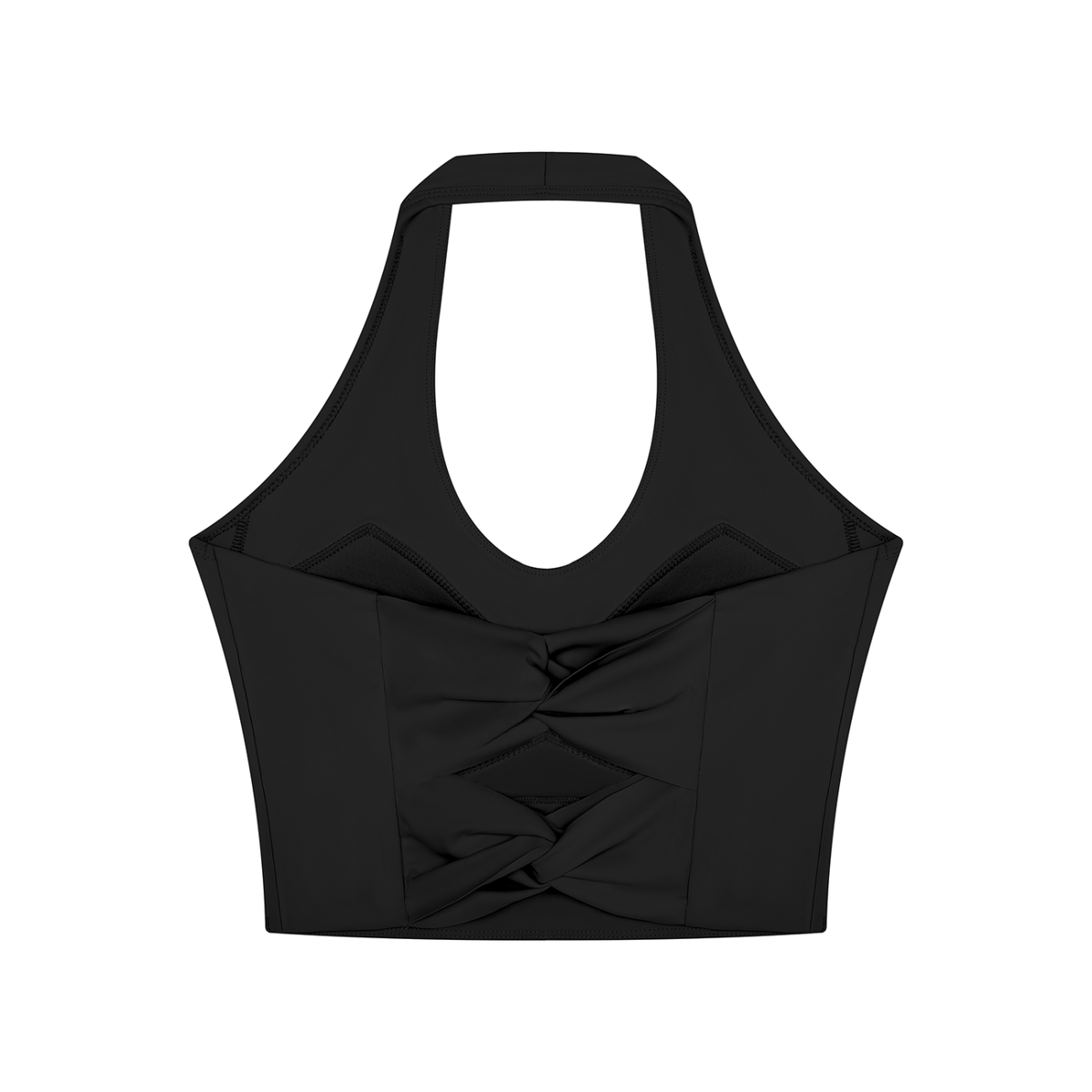 AV Yoga Signature Halter Neck Crop Top – Women’s Activewear