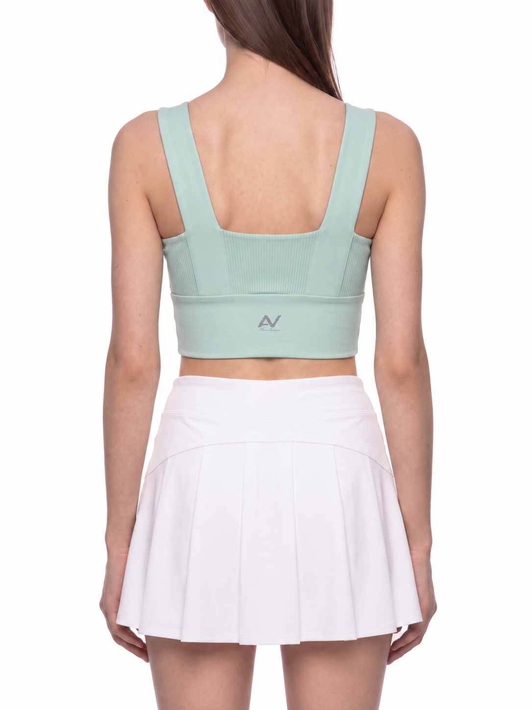 AV Women's Square Neck Yoga Crop Tank Top | Activewear
