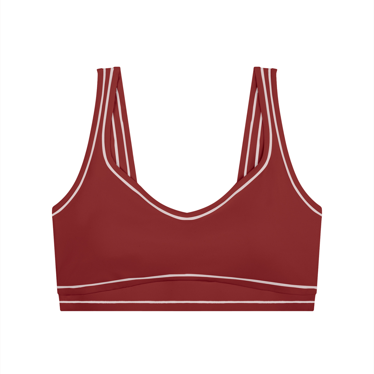 AV Women Topstitching Yoga Sports Bra