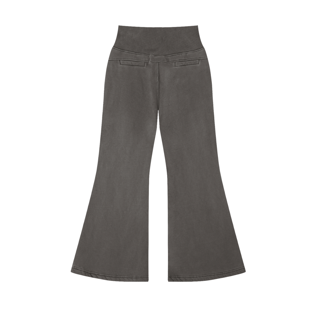 AV Vintage Washed Flared Fleece Trousers