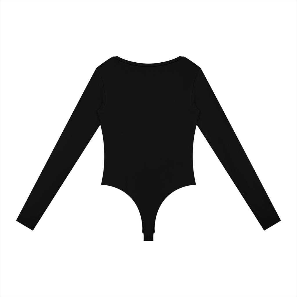 Girls Tight Long Sleeve Yoga Bodysuit