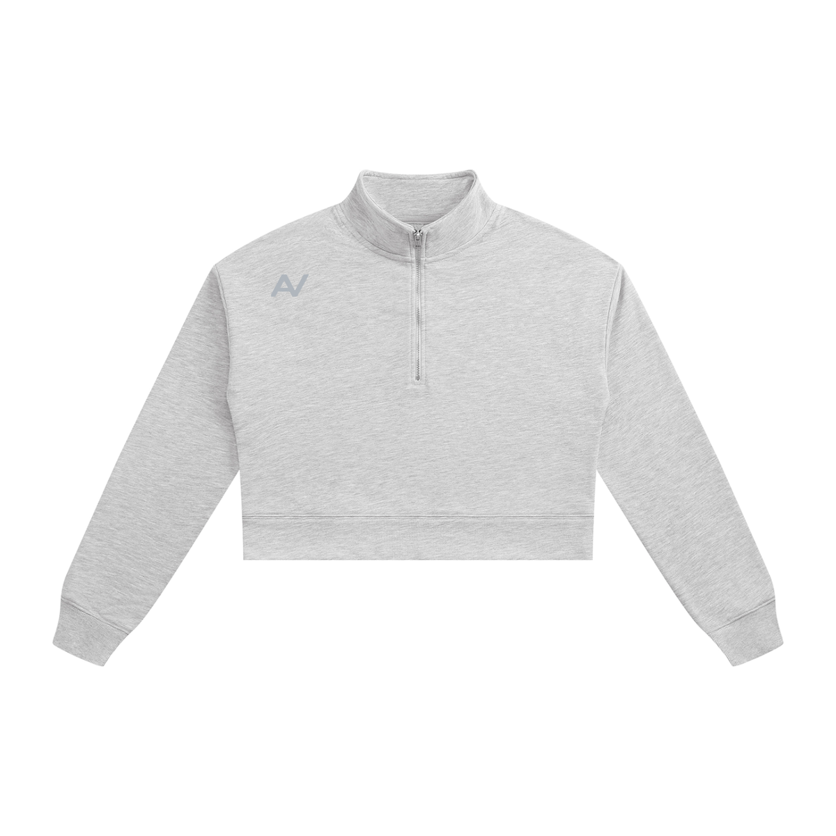 AV Girls  Cropped Quarter-Zip Sweatshirt - Move With Purpose