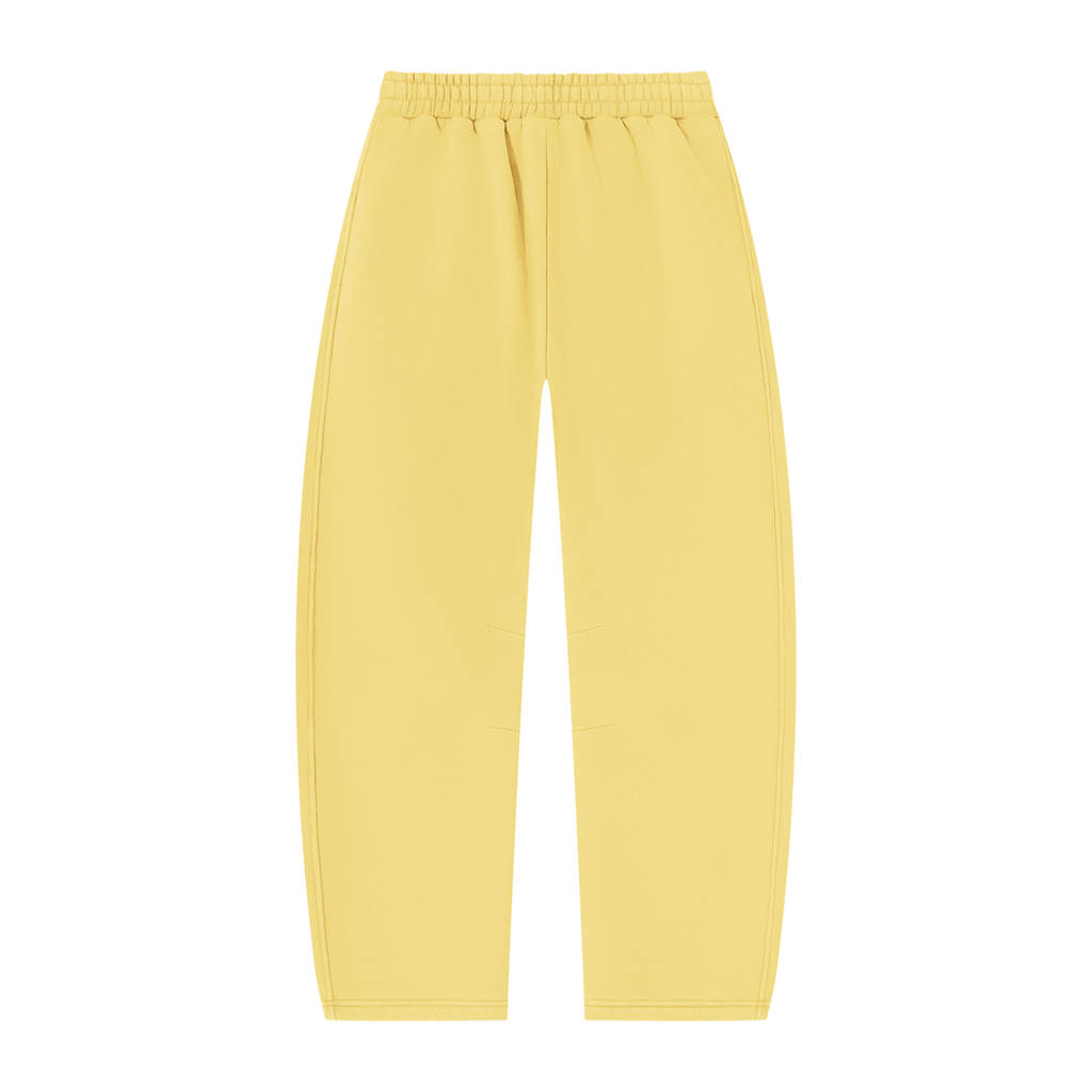 AV Girls Vintage Wash Barrel Leg Fleece Sweatpants – Unisex Relaxed Fit