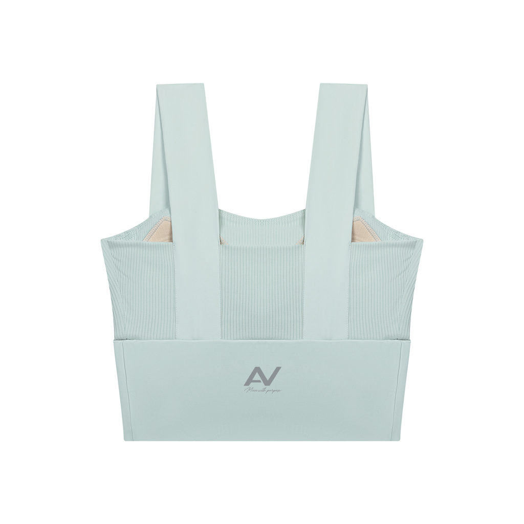AV Women's Square Neck Yoga Crop Tank Top | Activewear