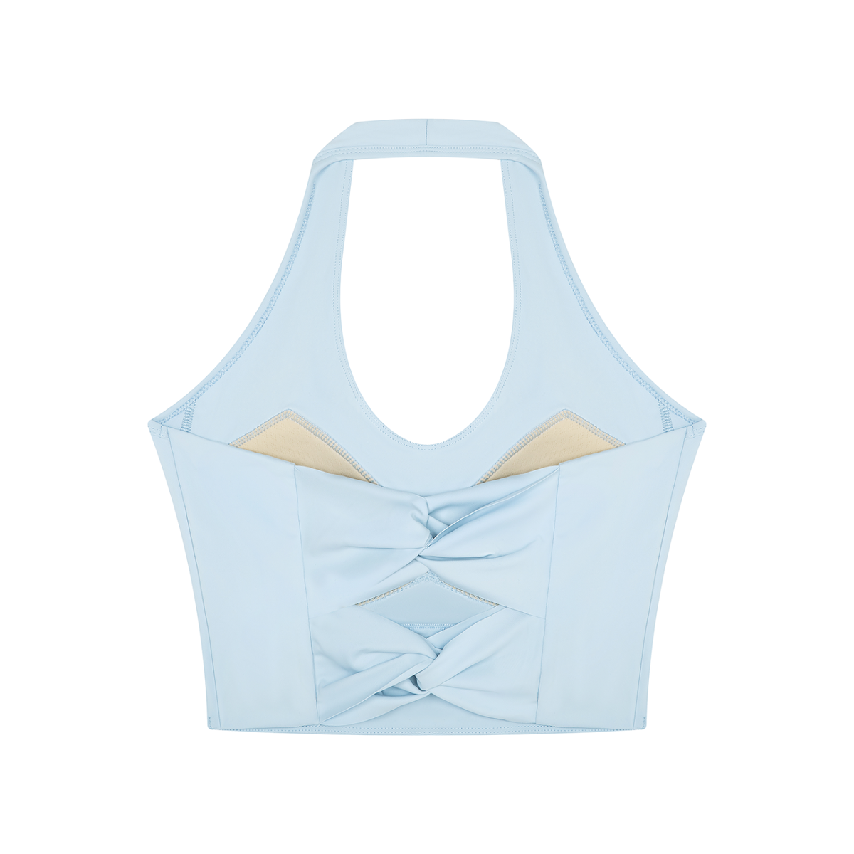 AV Yoga Signature Halter Neck Crop Top – Women’s Activewear