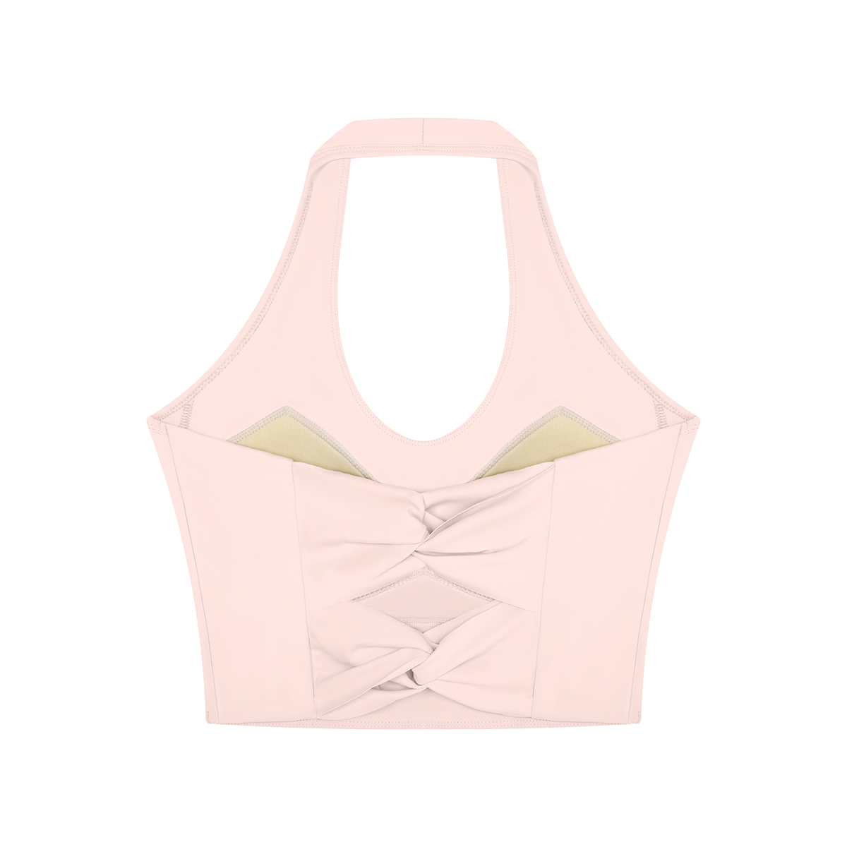 AV Yoga Signature Halter Neck Crop Top – Women’s Activewear