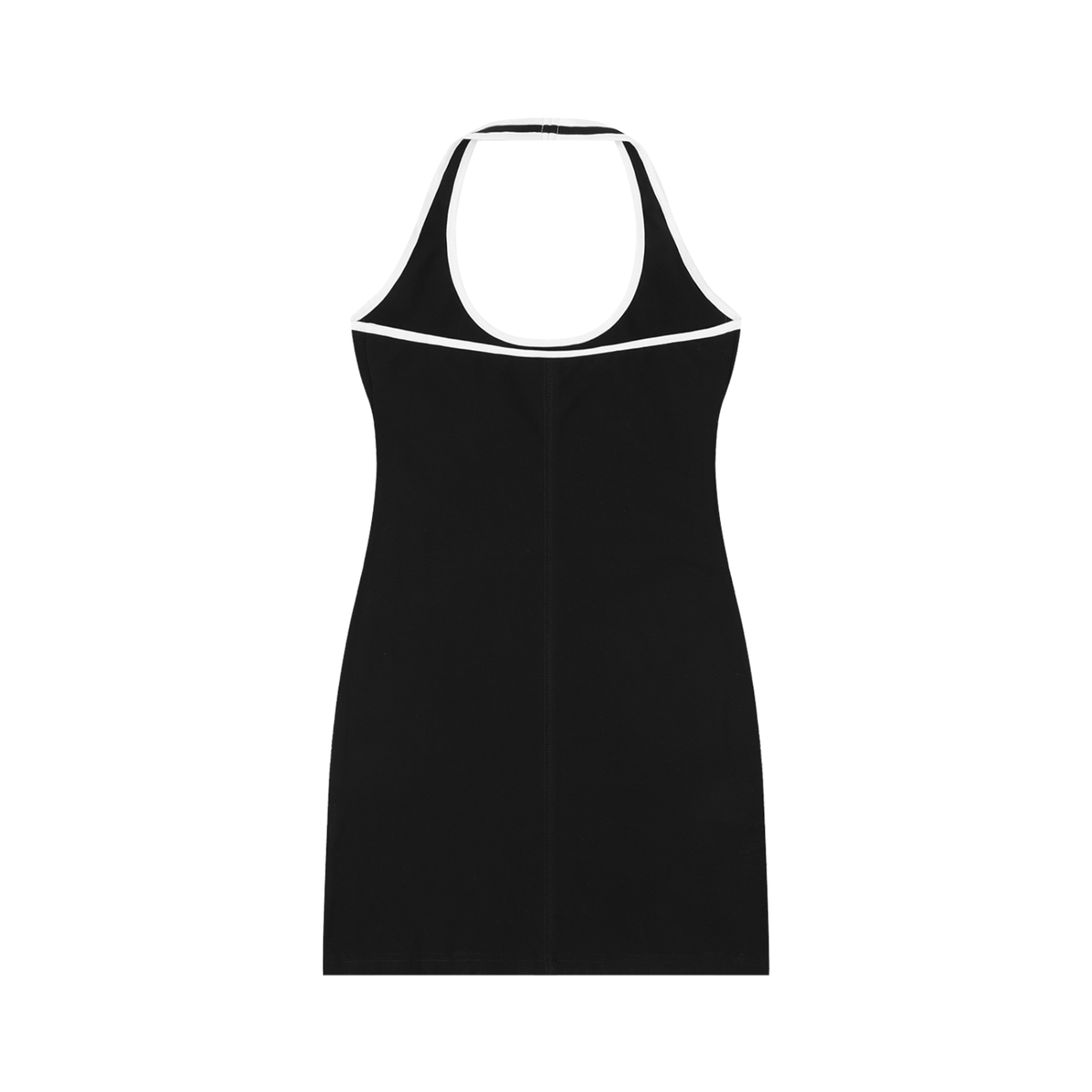 AV Girls Contrast Halter Mini Dress