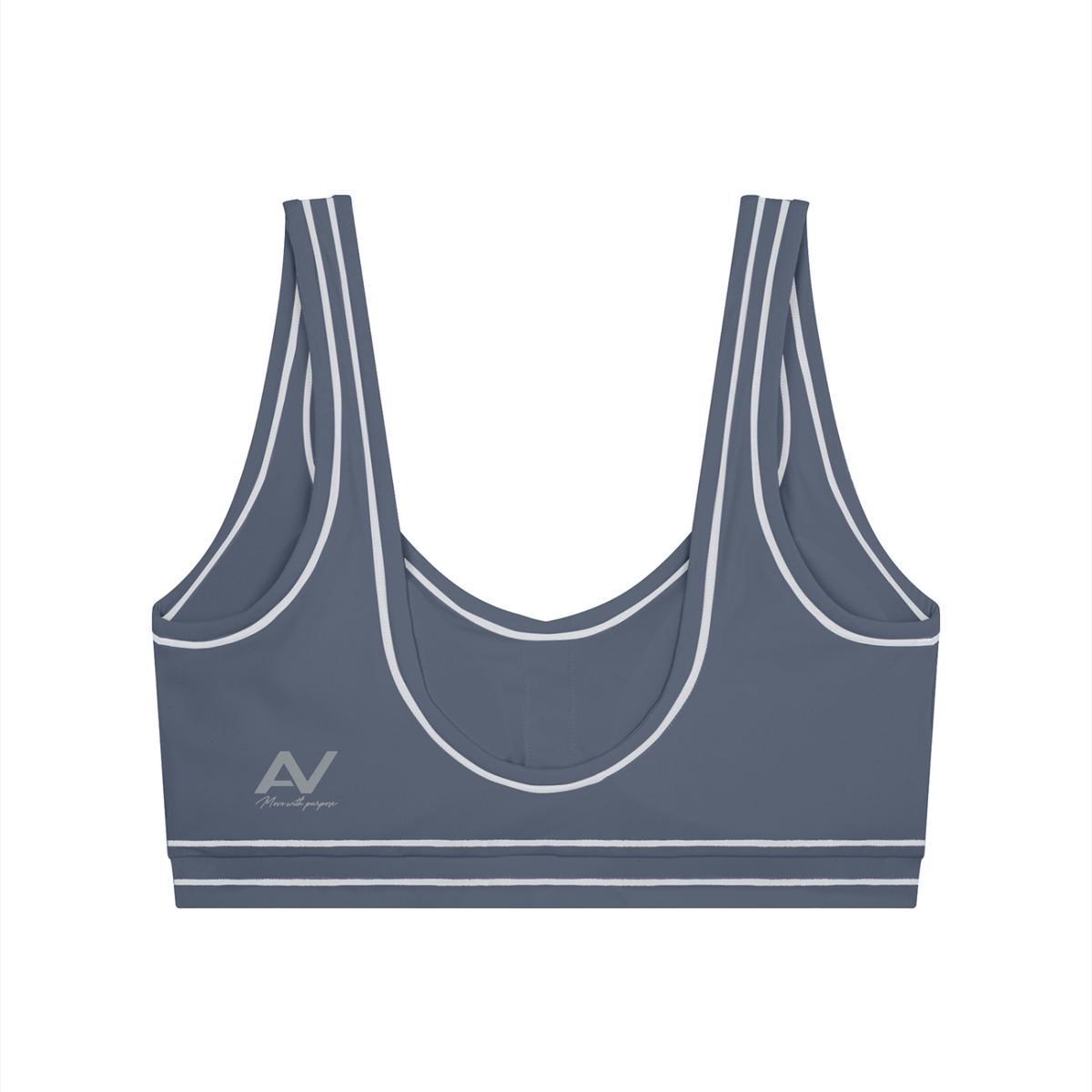 AV Women's Topstitching Yoga Sports Bra