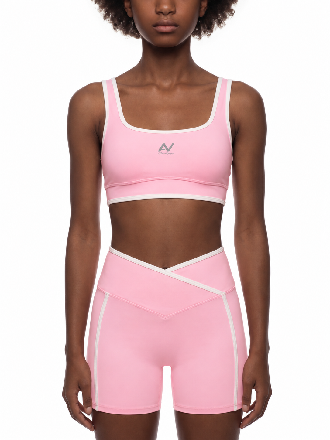 AV Women’s Colour Block Yoga Sports Bra – Stylish Activewear