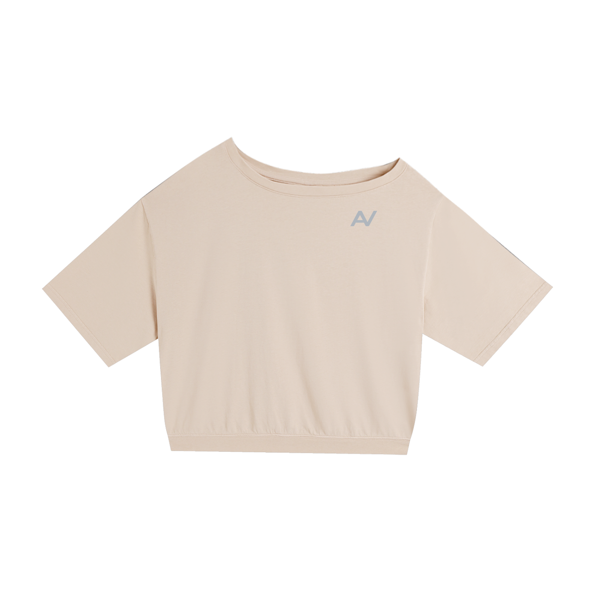 AV Asymmetric Shoulder Oversized Cotton T-Shirt