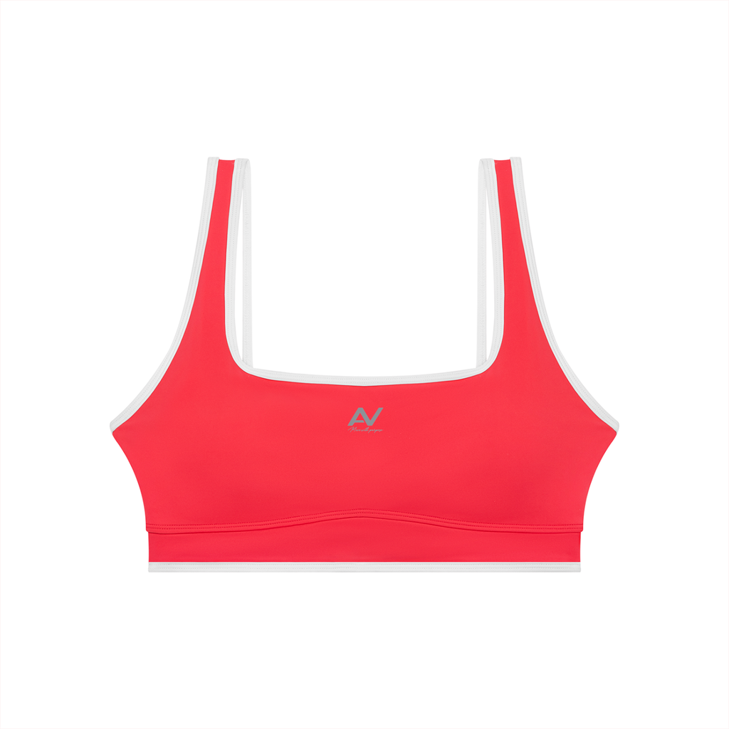AV Women’s Colour Block Yoga Sports Bra – Stylish Activewear