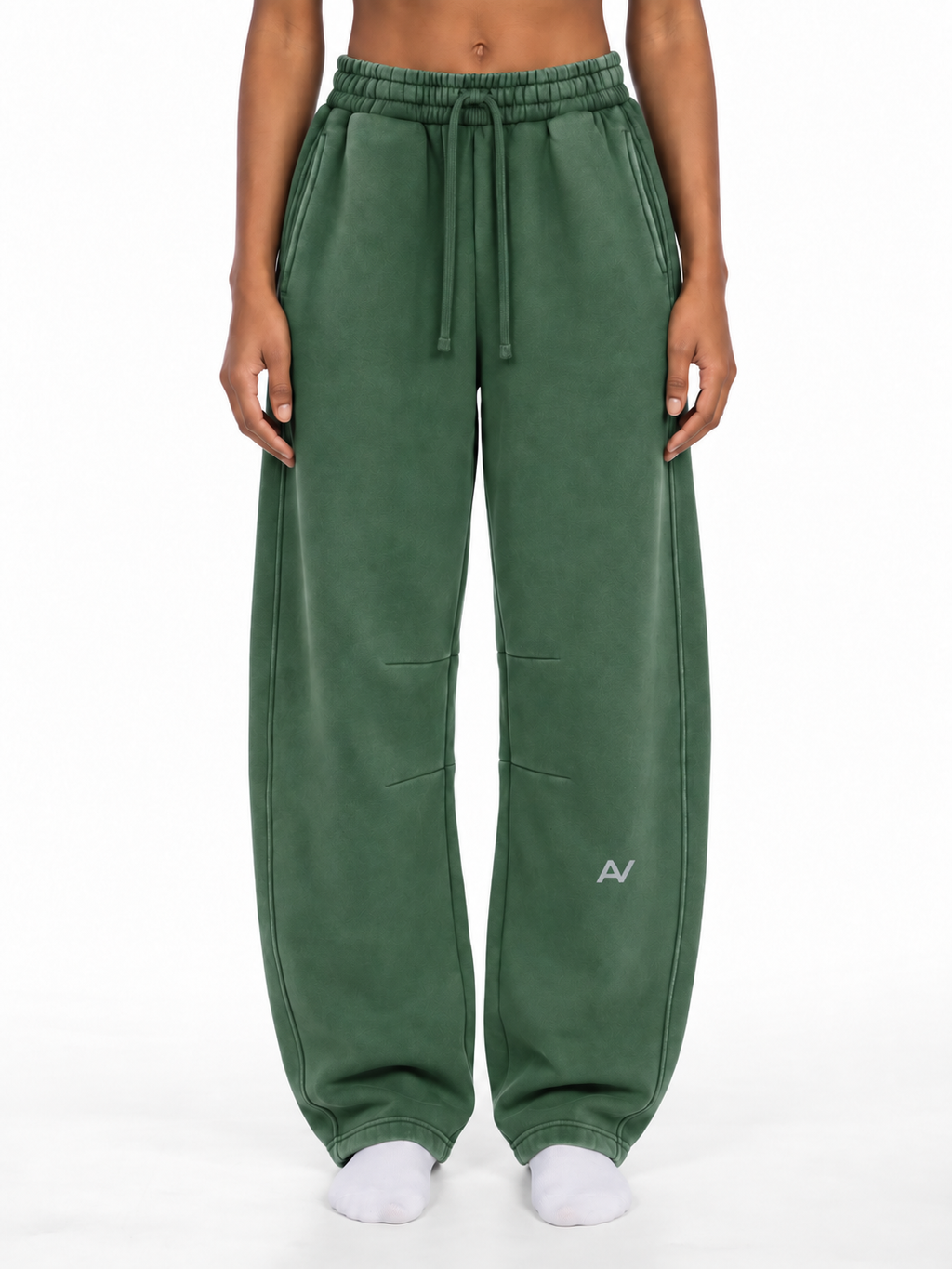 AV Vintage Wash Barrel Leg Sweatpants