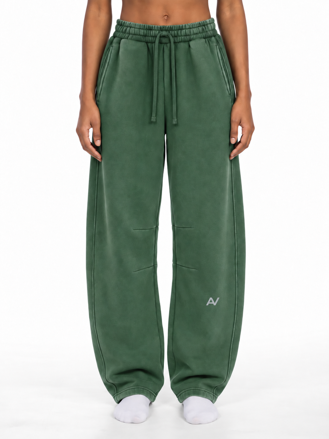 AV Vintage Wash Barrel Leg Sweatpants