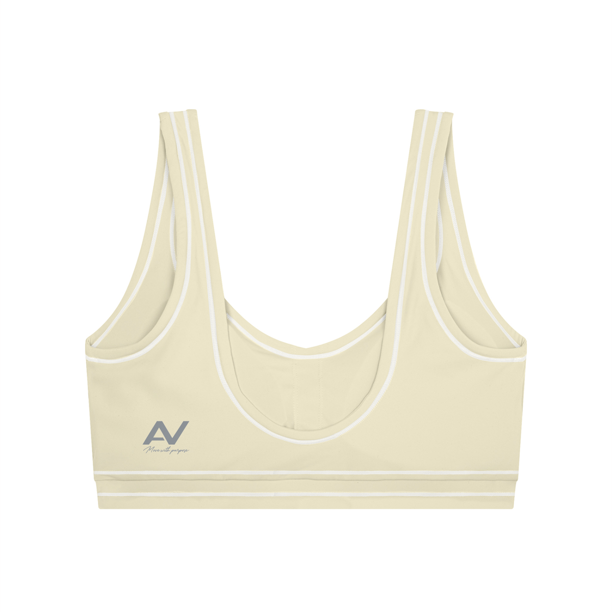 AV Women's Topstitching Yoga Sports Bra