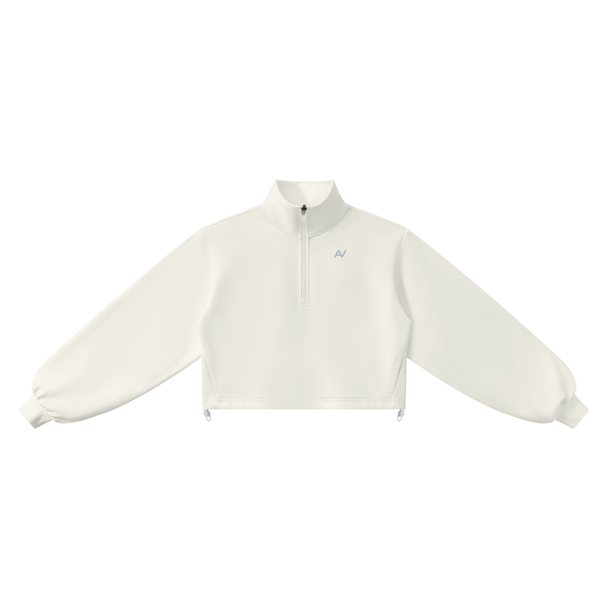 AV Mock-Neck Quarter-Zip Sweatshirt