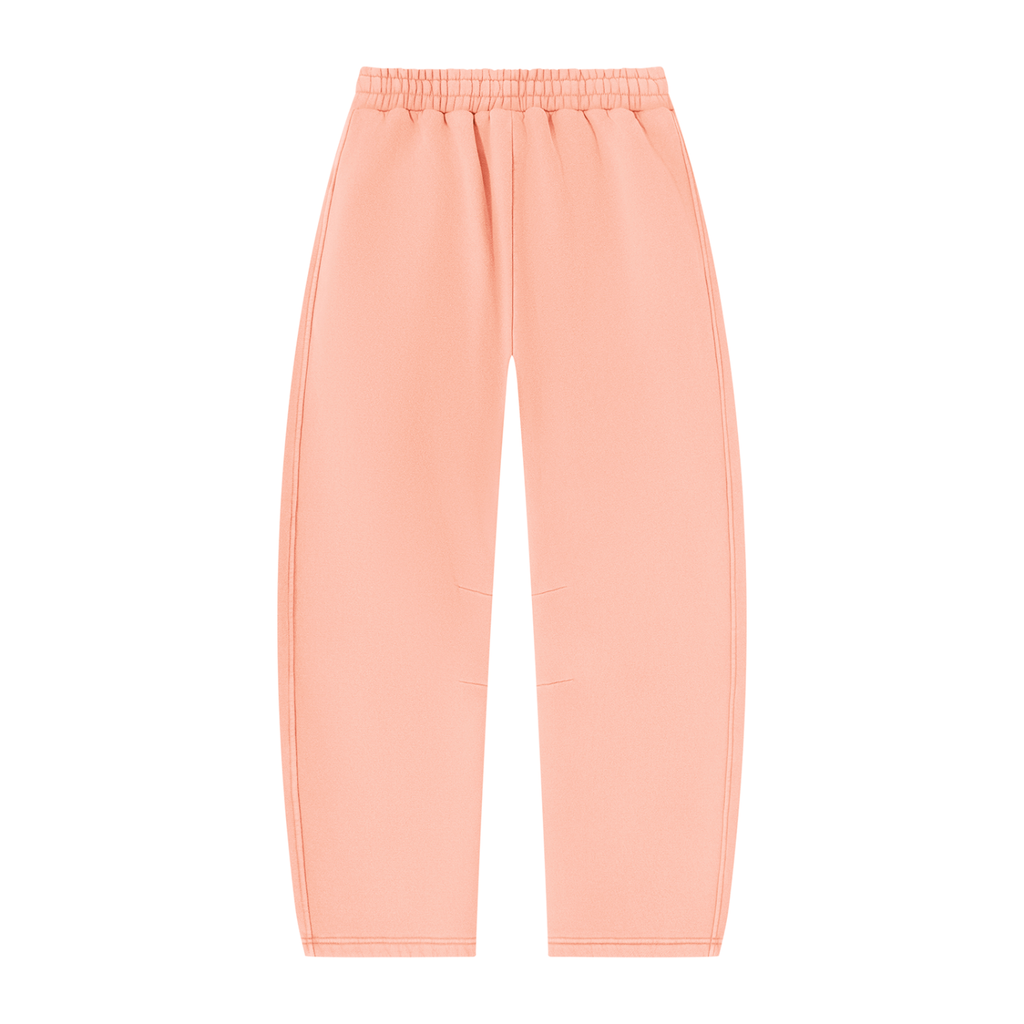 AV Girls Vintage Wash Barrel Leg Fleece Sweatpants – Unisex Relaxed Fit