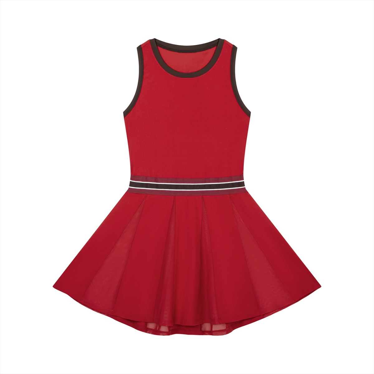 AV Girls Colour Block A-Line Sporty Mini Dress