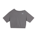 AV Asymmetric Shoulder Oversized Cotton T-Shirt