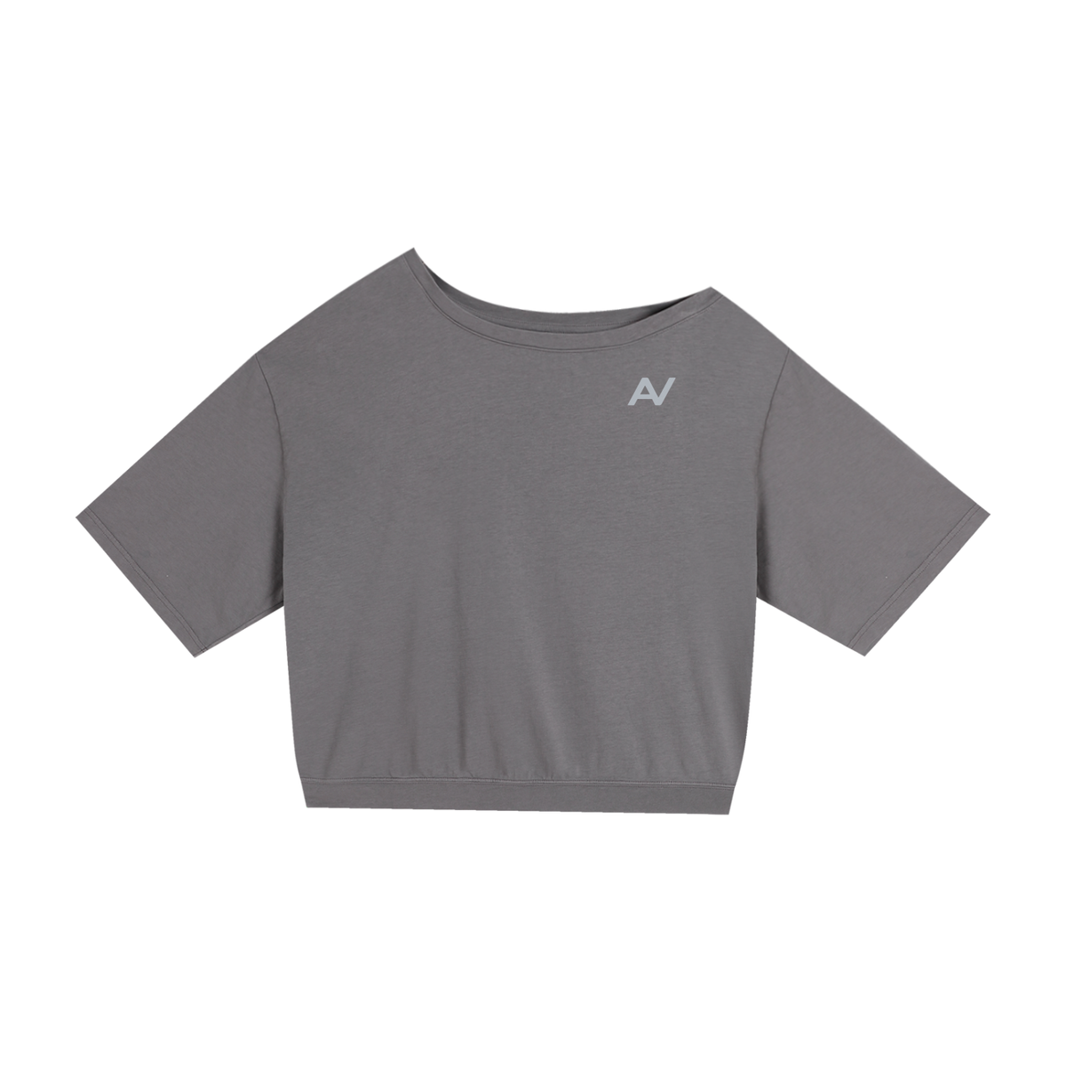 AV Asymmetric Shoulder Oversized Cotton T-Shirt