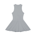 AV Girls Ruched Sleeveless Full-Zip Dress
