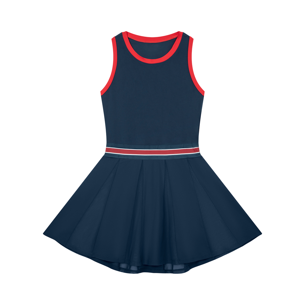 AV Girls Colour Block A-Line Sporty Mini Dress