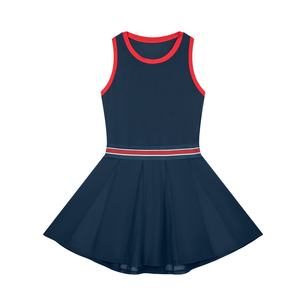 AV Girls Colour Block A-Line Sporty Mini Dress