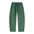 AV Girls Vintage Wash Barrel Leg Fleece Sweatpants – Unisex Relaxed Fit