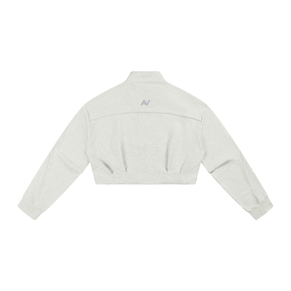AV Girls Cropped Button-Front Jacket – Casual Streetwear