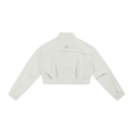 AV Girls Cropped Button-Front Jacket – Casual Streetwear