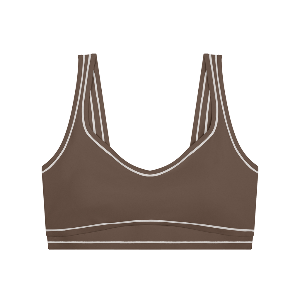 AV Women Topstitching Yoga Sports Bra
