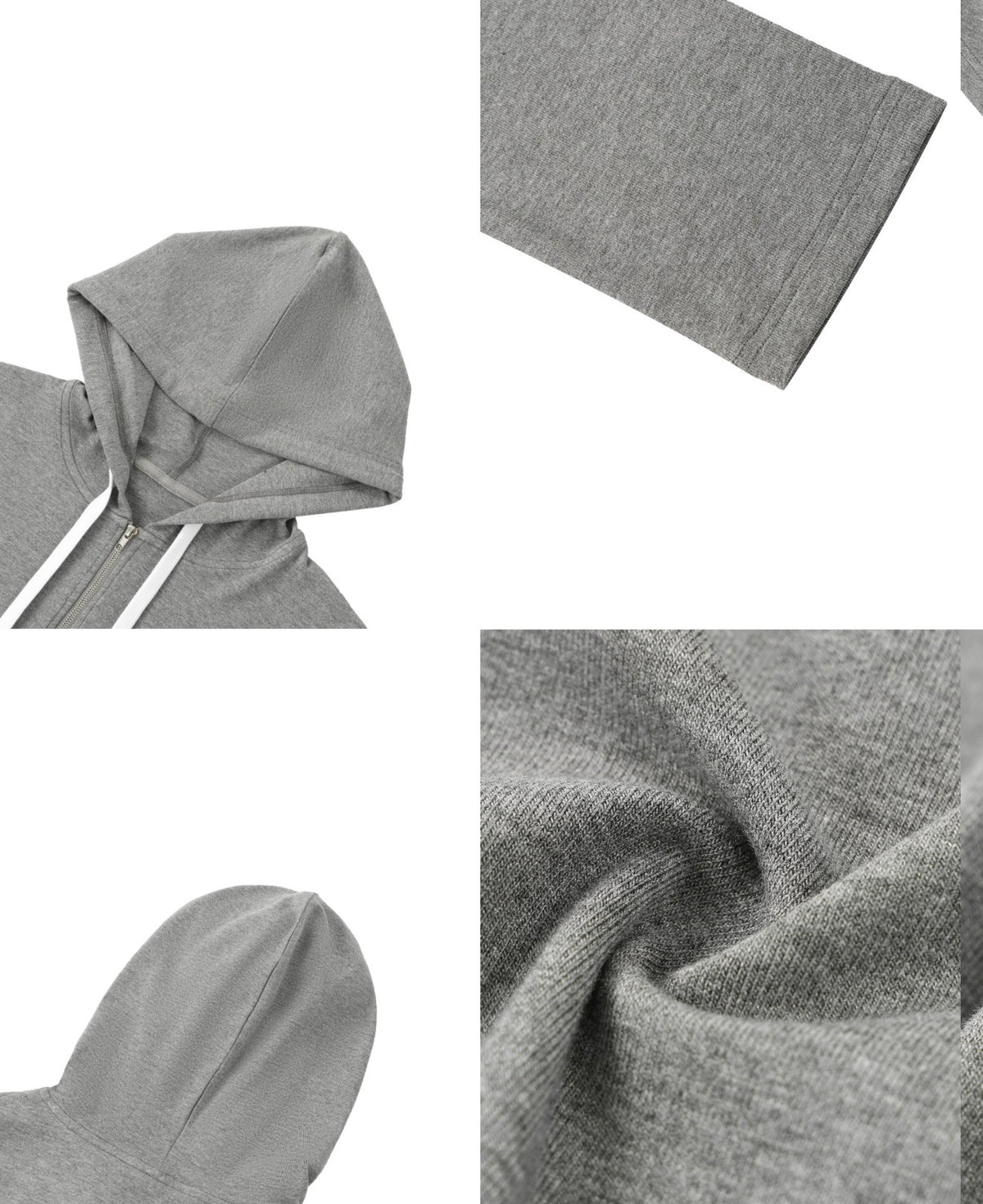 Girls Slim Cropped Full Zip Hoodie