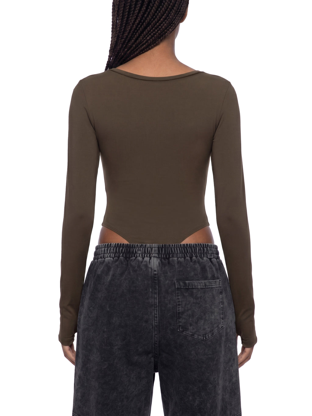 Girls Tight Long Sleeve Yoga Bodysuit