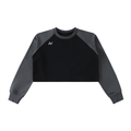 AV Colour Block Raglan Crop Sweatshirt