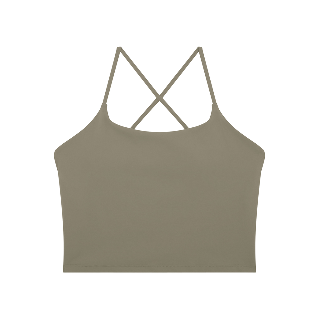 AV Women’s Cross-Back Yoga Tank Top – Elegant Activewear