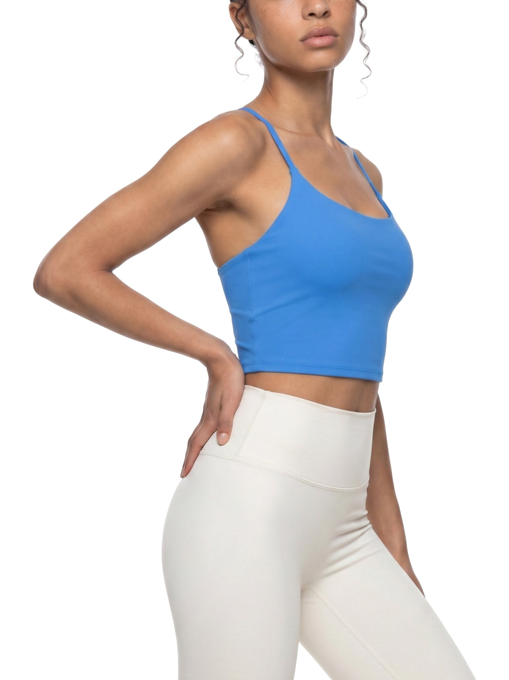 AV Women’s Cross-Back Yoga Tank Top – Elegant Activewear