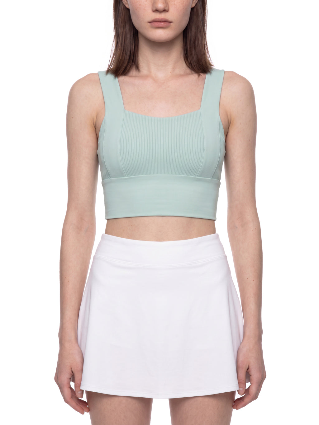 AV Women's Square Neck Yoga Crop Tank Top | Activewear