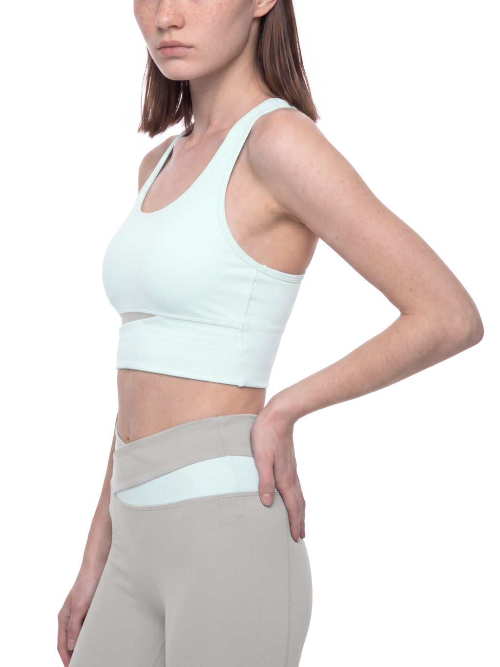 AV Women’s Colour Block Racerback Yoga Tank Top