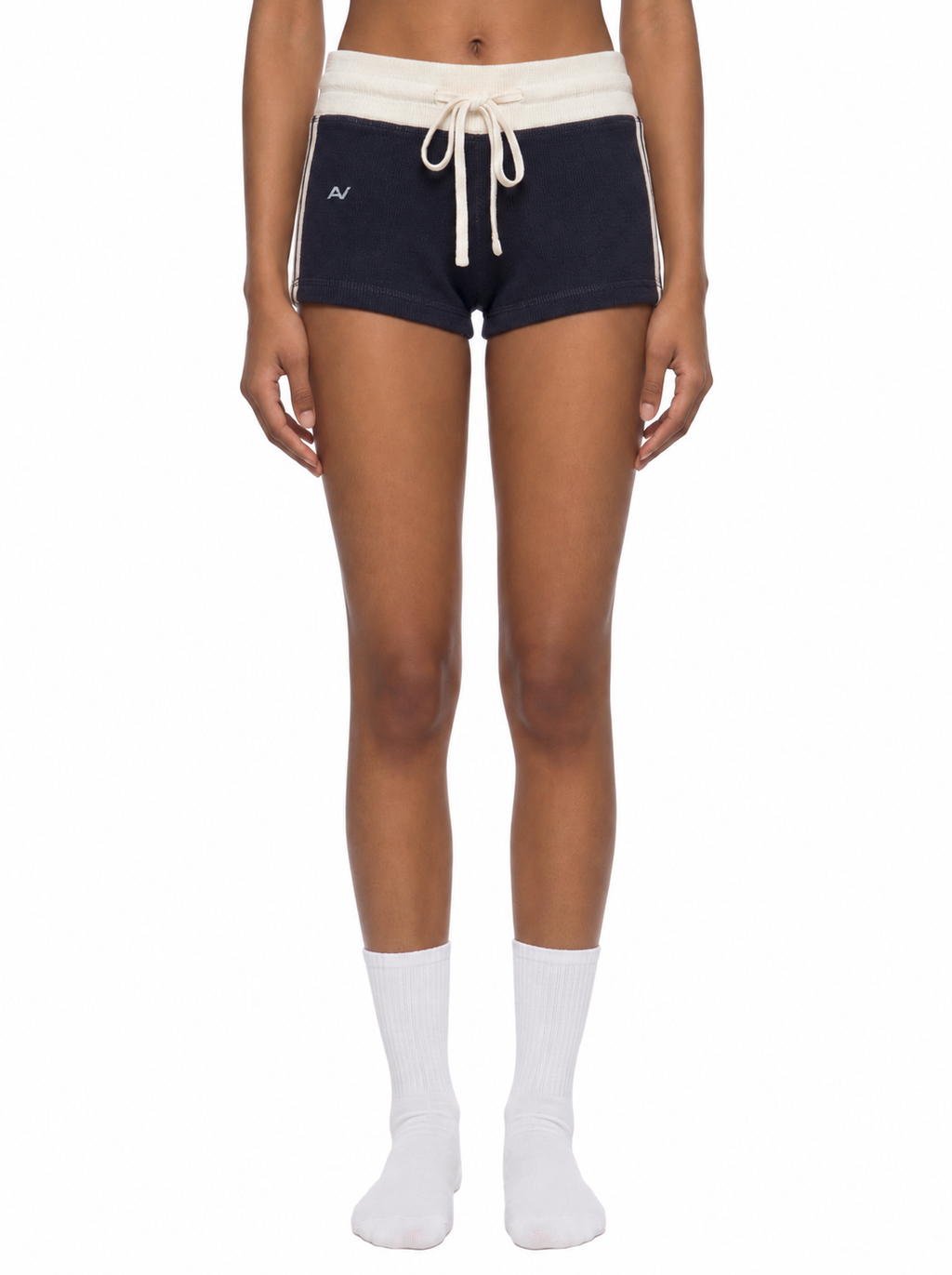 AV Retro Contrast Stripe Track Shorts