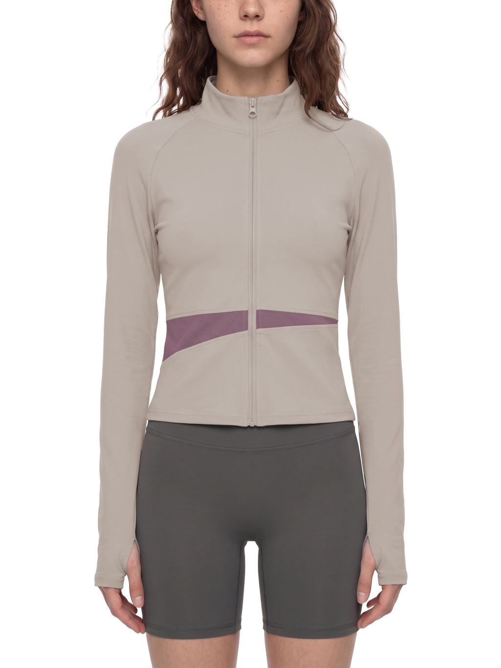 AV Women's Panelled Yoga Jacket – Sculpted Fit Activewear