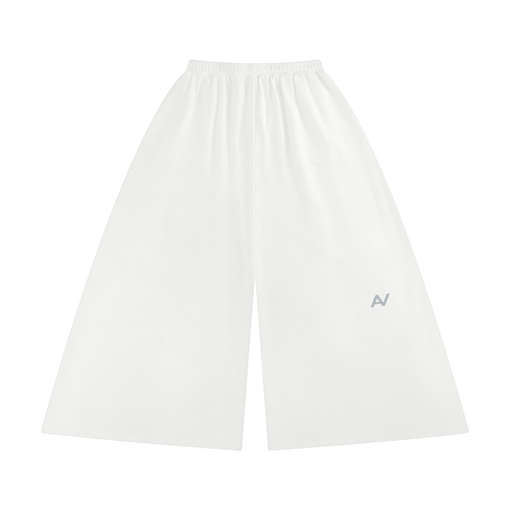 Women's Raw Edge Wide Leg Sweatpants